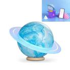 Music Planet Shape Bluetooth Speaker Wireless Mini Retro Small Speaker, Color:Blue Secret - 1