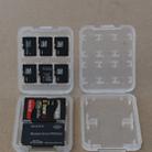 10 PCS Mini Transparent Multifunctional Storage Card Box - 4
