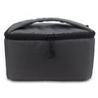 Water-resistant DSLR Padded insert Case Waterproof Zipper Removable Partition Camera Bags(Dark Grey) - 2