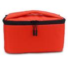 Water-resistant DSLR Padded insert Case Waterproof Zipper Removable Partition Camera Bags(Red) - 1