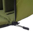 Water-resistant DSLR Padded insert Case Waterproof Zipper Removable Partition Camera Bags(Army Green) - 4