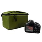 Water-resistant DSLR Padded insert Case Waterproof Zipper Removable Partition Camera Bags(Army Green) - 6