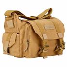 CADeN F1 Canvas Outdoor Leisure One Shoulder Digital Camera Bag( Khaki) - 1