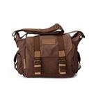 CADeN F1 Canvas Outdoor Leisure One Shoulder Digital Camera Bag( Coffee) - 1