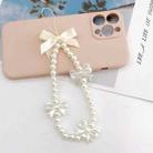 Butterfly Pearl Bracelet Mobile Phone Chain - 1