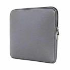 15.6 inch Laptop Solid Color Sleeve Bag (Grey) - 1