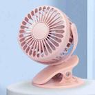 Desktop Portable USB Mini Clip Fan (Pink) - 1