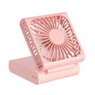 Handheld Portable USB Folding Mini Halter Fan (Pink) - 1