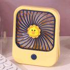 Portable Handheld Mini Fan USB Desktop Fan (Yellow) - 1