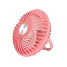 Desktop Electric Fan USB Charging Portable Fan(Pink) - 1