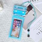 Waterproof Phone Case with Neck Strap(Sky Blue) - 1