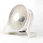 Desktop Mini USB Electric Fan (White) - 1