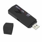 Digital RTL2832U+R820T DVB-T SDR+DAB+FM USB 2.0 Digital TV Dongle / Receiver , with Remote Control(Black) - 1