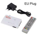 HDMI+AV OUT 1080P Digital Satellite Receiver  HD TV DVB-T-T2 TV Box AV Tuner Combo Converter with Remote Control, Support MPEG4(White) - 1