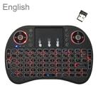 Support Language: English i8 Air Mouse Wireless Backlight Keyboard with Touchpad for Android TV Box & Smart TV & PC Tablet & Xbox360 & PS3 & HTPC/IPTV - 1