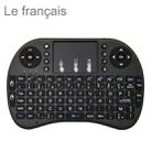 Support Language: French i8 Air Mouse Wireless Keyboard with Touchpad for Android TV Box & Smart TV & PC Tablet & Xbox360 & PS3 & HTPC/IPTV - 1
