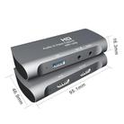 Z27 HDM Female + Mic to HDM Female USB 2.0 Video Audio Capture Box(Dark Gray) - 1