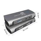 Z27 HDM Female + Mic to HDM Female USB 2.0 Video Audio Capture Box(Dark Gray) - 1