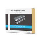 Z27 HDM Female + Mic to HDM Female USB 2.0 Video Audio Capture Box(Dark Gray) - 4