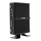 HYSTOU H2 Windows / Linux System Mini PC, Intel Core I3-7167U Dual Core Four Threads up to 2.80GHz, Support mSATA 3.0, 4GB RAM DDR4 + 256GB SSD (Black) - 1