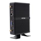 HYSTOU H2 Windows / Linux System Mini PC, Intel Core I5-7267U Dual Core Four Threads up to 3.50GHz, Support mSATA 3.0, 8GB RAM DDR3 + 512GB SSD (Black) - 1