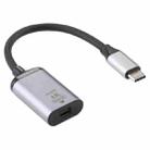4K 60HZ Mini DP Female to Type-C / USB-C Male Connecting Adapter Cable - 1