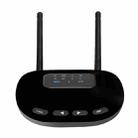 B28 2 in 1 Dual Antenna Style Bluetooth 5.0 Audio Adapter Transmitter Receiver, Support Optical Fiber & AUX & LED Indicator - 1