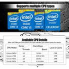 HYSTOU P09-6L Windows / Linux System Mini PC, Intel Celeron 3865U 2 Core 2 Threads up to 1.80GHz, Support mSATA, 4GB RAM DDR3 + 128GB SSD - 7