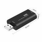 Z32 HDMI Female to HDMI Female Audio Video Capture Adapter Box - 2