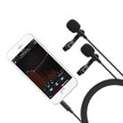 MC-LM300 Double Lavalier Recording Omnidirectional Microphone, Length: 4m - 1