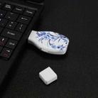 Flowers Blue and White Porcelain Pattern Portable Audio Voice Recorder USB Drive, 16GB, Support Music Playback - 9