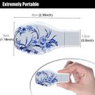 Flowers Blue and White Porcelain Pattern Portable Audio Voice Recorder USB Drive, 4GB, Support Music Playback - 3