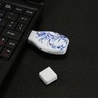 Flowers Blue and White Porcelain Pattern Portable Audio Voice Recorder USB Drive, 4GB, Support Music Playback - 9