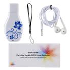 Simple Blue and White Porcelain Pattern Portable Audio Voice Recorder USB Drive, 16GB, Support Music Playback - 7