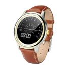 DOMINO DM365 1.33 inch On-cell IPS Full View Capacitive Touch Screen MTK2502A-ARM7 Bluetooth 4.0 Smart Watch Phone, Support Facebook / Whatsapp / Raise to Bright Screen / Flip Hand to Switch Interface / 3D Acceleration / Pedometer Analysis / Sedentary Reminder / Sleep Monitor / Anti-lost / Remote Camera, 128MB+64MB(Gold) - 1
