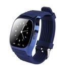 M26 Smart Watch with Pedometer & Sleeping Monitor & Calculator & Call Reminder & SMS / Wechat Alerts & Clock Display & Synchronous Music Play Call Answer & Stopwatch & Alarm & Remote Camera Function(Dark Blue) - 1