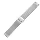 CAGARNY Simple Fashion Watches Band Metal Watch Band, Width: 18mm(Silver) - 2