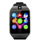 Q18S 1.54 inch IPS Screen MTK6260A Bluetooth 3.0 Smart Watch Phone, Pedometer / Sedentary Reminder / Sleeping Monitor  / Anti-Loss / Remote Camera / GSM / 0.3M Camera  (Black + Grey) - 1