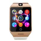 Q18S 1.54 inch IPS Screen MTK6260A Bluetooth 3.0 Smart Watch Phone, Pedometer / Sedentary Reminder / Sleeping Monitor  / Anti-Loss / Remote Camera / GSM / 0.3M Camera (White + Gold) - 1