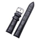 Calfskin Detachable Watch Leather Watch Band, Specification: 12mm (Black) - 1