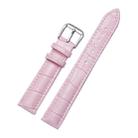 Calfskin Detachable Watch Leather Watch Band, Specification: 14mm(Pink) - 1