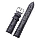 Calfskin Detachable Watch Leather Watch Band, Specification: 18mm (Black) - 1