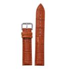 Calfskin Detachable Watch Leather Watch Band, Specification: 18mm (Light Brown) - 1