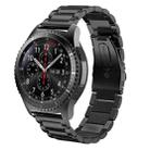 Stainless Steel Wrist Watch Band for Samsung Gear S3 22mm(Black) - 1