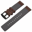Smart Watch Black Buckle Leather Watch Band for Apple Watch / Galaxy Gear S3 / Moto 360 2nd, Specification: 18mm(Brown) - 3