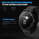 CV08 0.95 inch OLED Screen Display Steel Band Bluetooth Smart Bracelet, IP67 Waterproof, Support Pedometer / Blood Pressure Monitor / Heart Rate Monitor / Sedentary Reminder, Compatible with Android and iOS Phones(Gold) - 3