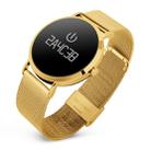CV08 0.95 inch OLED Screen Display Steel Band Bluetooth Smart Bracelet, IP67 Waterproof, Support Pedometer / Blood Pressure Monitor / Heart Rate Monitor / Sedentary Reminder, Compatible with Android and iOS Phones(Gold) - 15