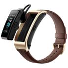 Huawei TalkBand B5 Bluetooth 4.2 Headset Fitness Tracking Business Smart Bracelet for Android / iOS, 1.13 inch Touch AMOLED 2.5D Screen, Support Fitness Tracker / Pedometer / Sleep Monitor (Brown) - 1
