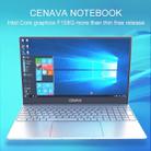 CENAVA F158G Notebook, 15.6 inch, 8GB+128GB, Windows 10 Intel Core i3-6157U Dual Core Up to 2.40 GHz, Support TF Card & Bluetooth & WiFi & Micro HDMI, US/EU Plug(Silver) - 11