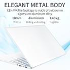 CENAVA F158G Notebook, 15.6 inch, 8GB+128GB, Windows 10 Intel Celeron J4105 Quad Core 1.5-2.5 GHz, Support TF Card & Bluetooth & WiFi & Micro HDMI, US/EU Plug(Silver) - 13